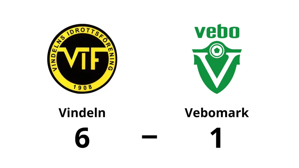 Vindelns IF vann mot Vebomarks IF