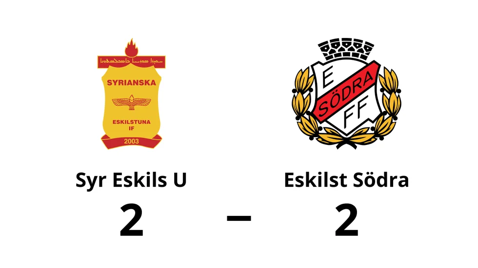 Syrianska Eskilstuna U spelade lika mot Eskilstuna Södra FF