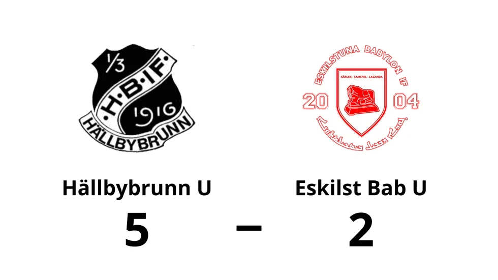 Hällbybrunns IF U vann mot Eskilstuna Babylon IF U