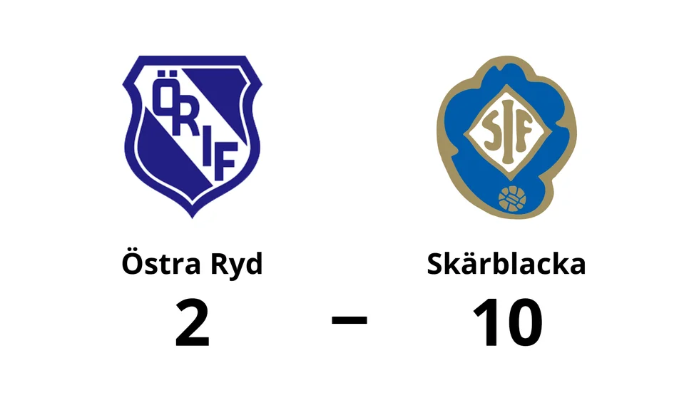 Östra Ryds IF förlorade mot Skärblacka IF