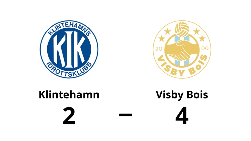 Klintehamns IK förlorade mot Visby Bois