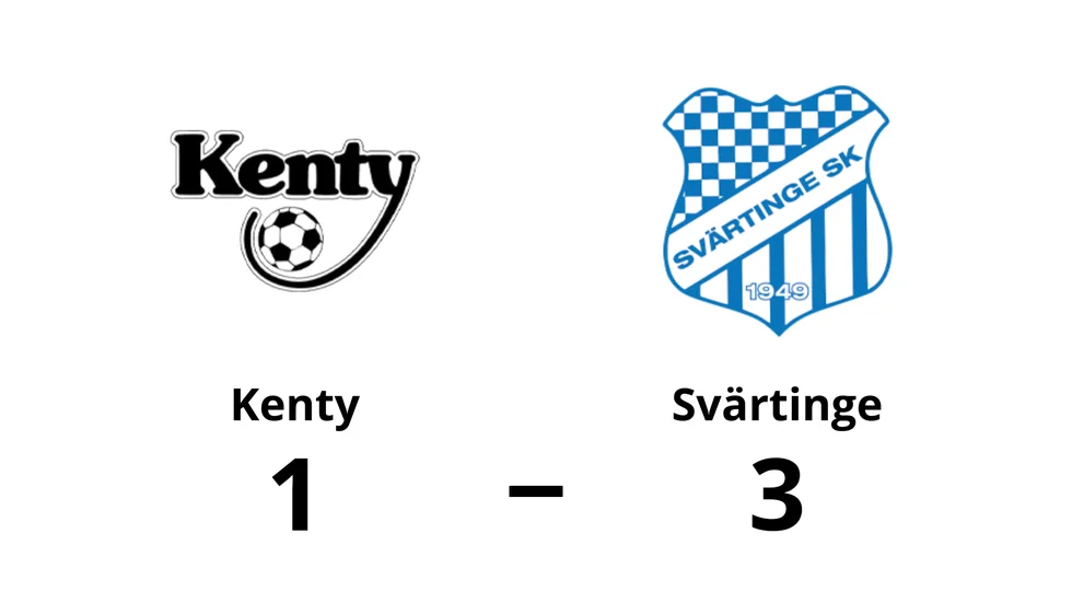 BK Kenty förlorade mot Svärtinge SK