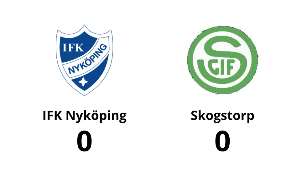 IFK Nyköping spelade lika mot Skogstorps GoIF