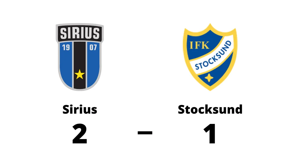 IK Sirius FK vann mot IFK Stocksund