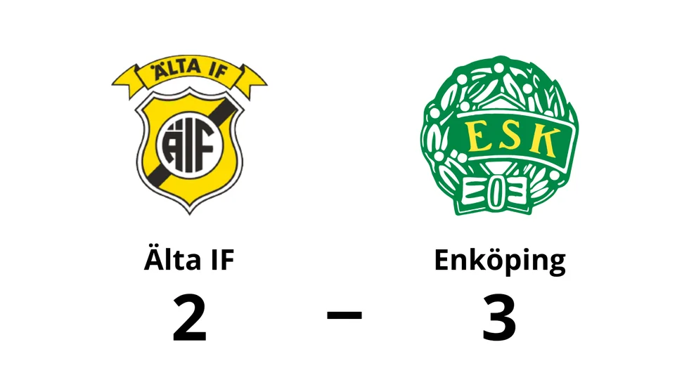 Älta IF förlorade mot Enköping