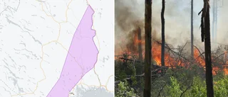 Lokalt extremt stor risk för bränder