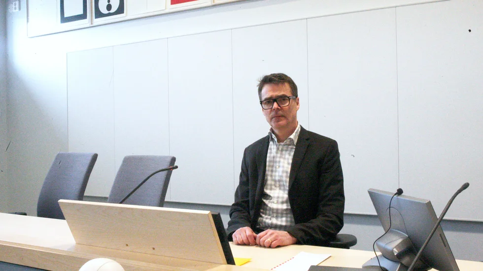 Nu är det snart dags för Jan Wallström att sätta sig till rätta i den nya huvudförhandlingssalen.