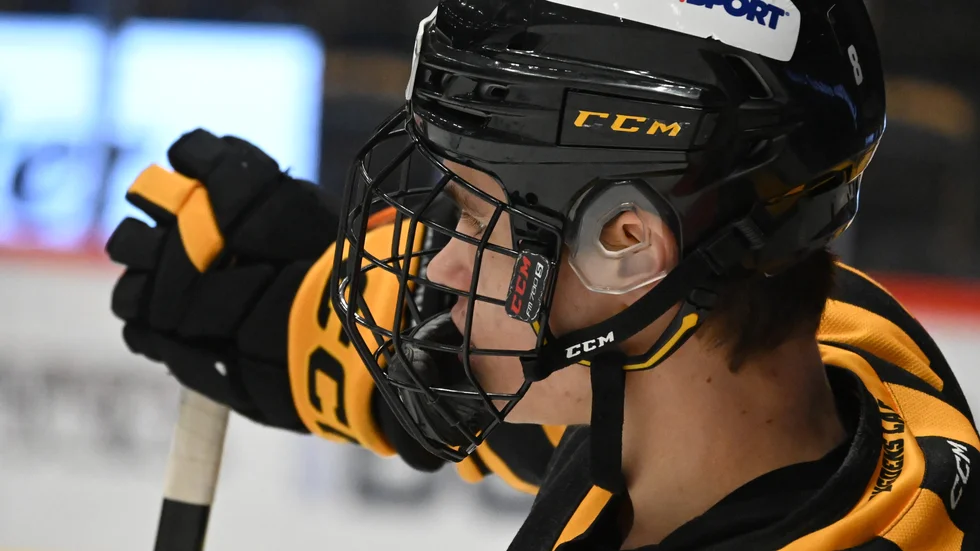 Viggo Nordlund gjorde tre poäng i semifinalen mot Kanada.
