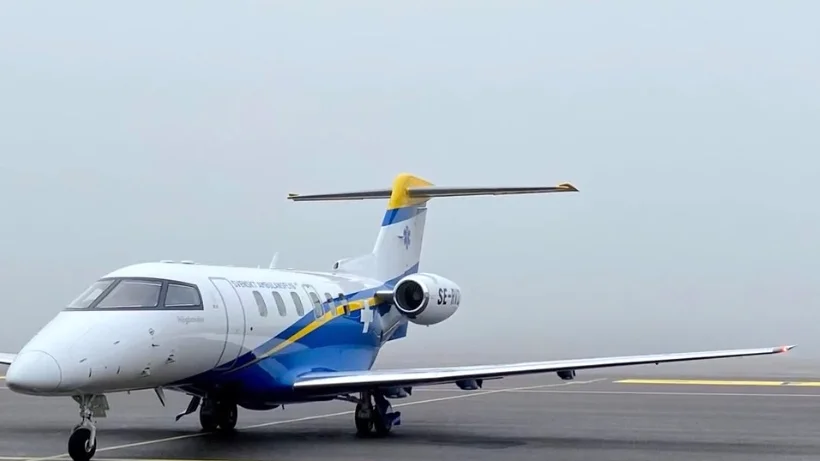 Ambulansflyg.