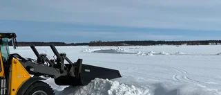 Nya besked kring isbanan: "En del av banan har vi öppnat"