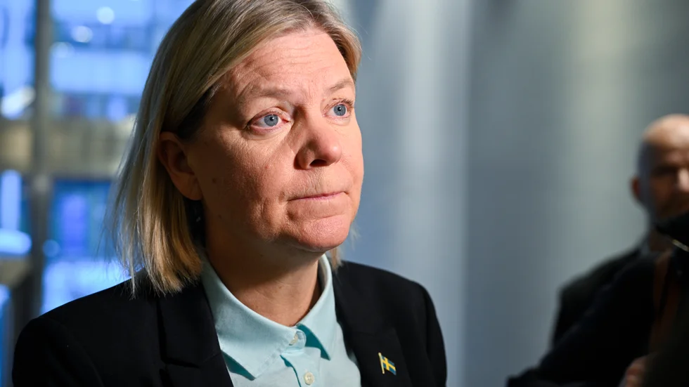 Socialdemokraternas partiledare Magdalena Andersson (S). Arkivbild.
