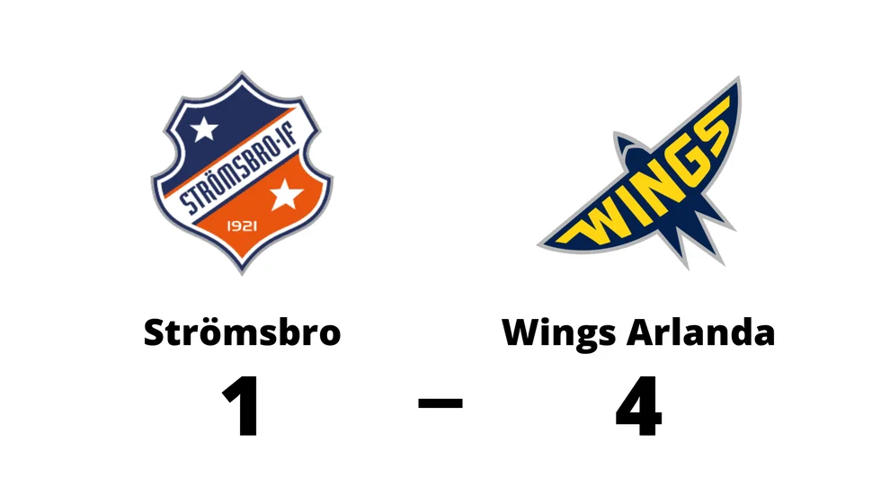 Strömsbro IF förlorade mot Wings HC Arlanda