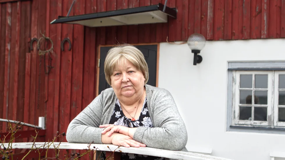Valentyna Herman-Vasylyshyna har befunnit sig på Gotland i nio månader för att genomgå cancerbehandling. På söndagen reser hon åter till Ukraina, men dock inte ända hem till Gammalsvenskby.