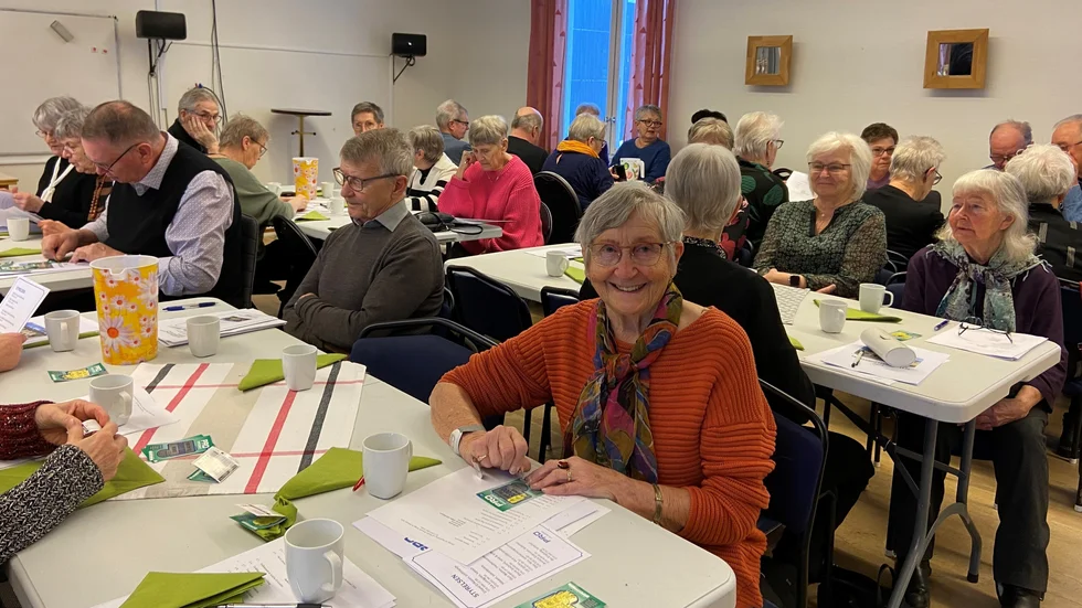 Märta Edman var en av medlemmarna som kom till mötet.