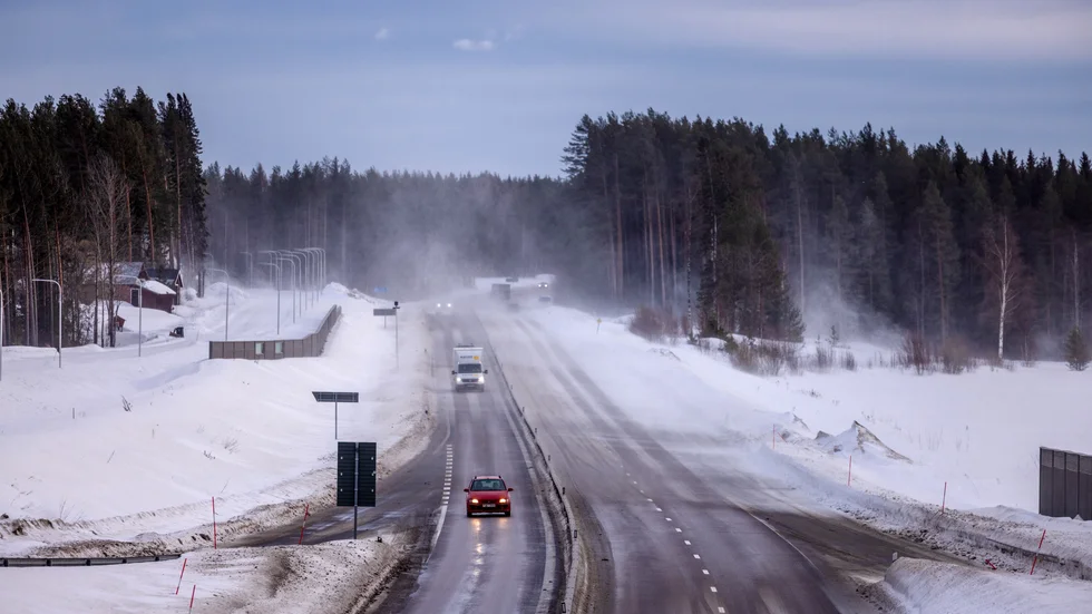 Två vädervarningar har utfärdats för Norrbotten under lördagen. (Arkivbild)