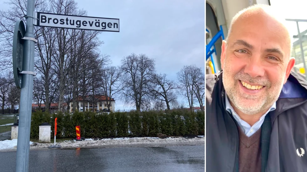 Det var vid förskolan på Brostugevägen i Marielund som stockholmaren Rickard Wingemo körde ner i ett djupt hål med bilen. Nu har kommunens entreprenör ersatt honom för reparationen och han kan skratta lite åt händelsen.
