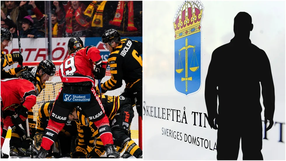 Skellefteå tingsrätt dömer nu den 20-årie Luleåsupportern för brott mot maskeringslagen i samband med derbyt i Skellefteå 21 oktober 2023.
