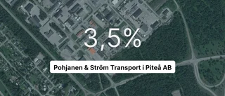 Intäkterna växer för Pohjanen & Ström Transport i Piteå AB