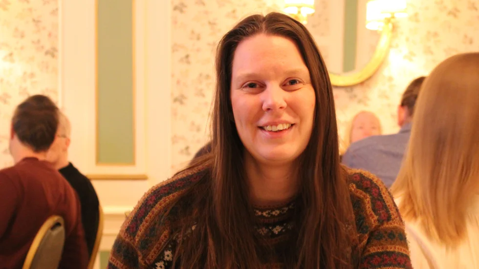 Therese Hasselkvist, destinationsutvecklae på turistbyrån, besökte Godmorgon Vimmerby för första gången. "Jag tycker att det verkar supertrevligt", säger hon.