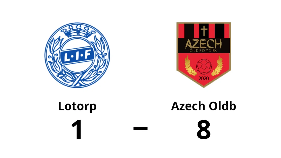 Lotorps IF förlorade mot Azech oldboys BK