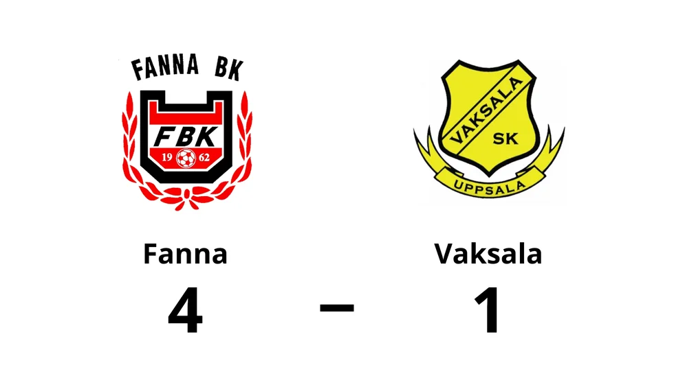 Fanna BK vann mot Vaksala SK