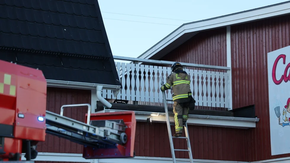Räddningstjänsten ryckte ut.