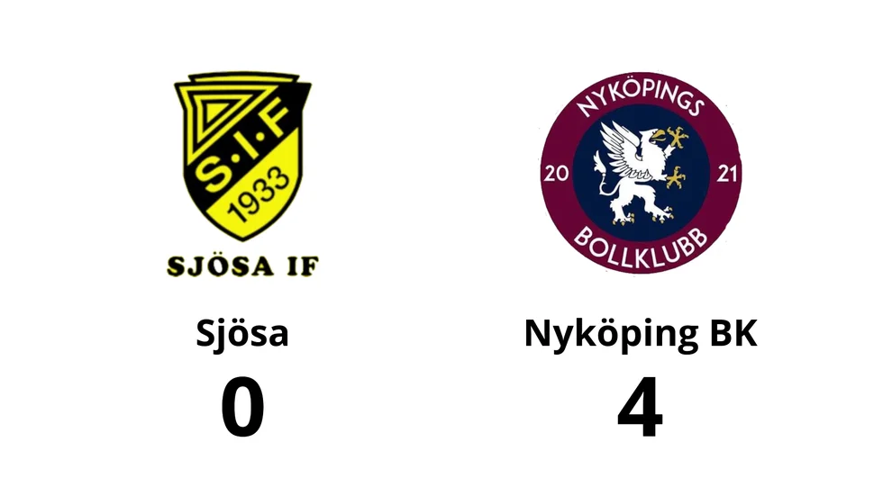 Sjösa IF förlorade mot Nyköpings BK
