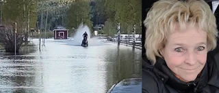 Snöskoter mitt i Överkalix – på vattnet •  "Fick lust att prova"
