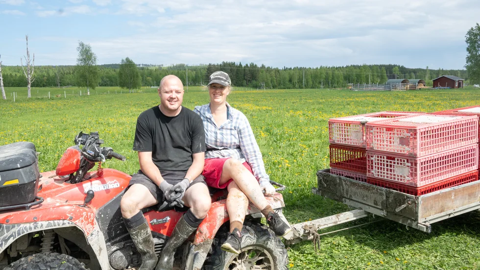 Magnus Eriksson och Åsa Lindmo bestämde sig för att starta ett hållbart lantbruk tillsammans.
