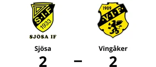 Halvtidsledning blev bara en poäng för Vingåker