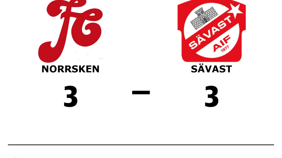 FC Norrsken spelade lika mot Sävast AIF