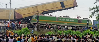 Flera döda i tågkrock i Indien