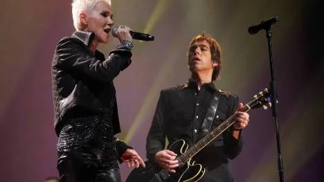 Roxette performs during The Night of the Proms at the Sport Palace in Antwerp, Friday Oct. 23, 2009. 
(AP Photo/Geert Vanden Wijngaert)
