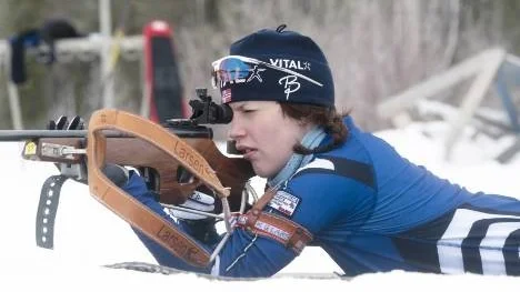 Nya segrar i sikte? I fjol vann Ingela Andersson jaktstartsloppet i Ungdoms-OS, nu stundar JVM. (ARKIVBILD)