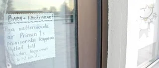 Vattensabotage på Prästholmsskolan