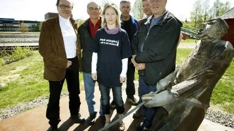 Piteå skärgård värd att bevara. Under den parollen arbetar Mauritz Magnusson, Sten Bergstedt, Margareta Erstam, Per-Åke Larsson, Rickard Larsson och Sture Grahn.