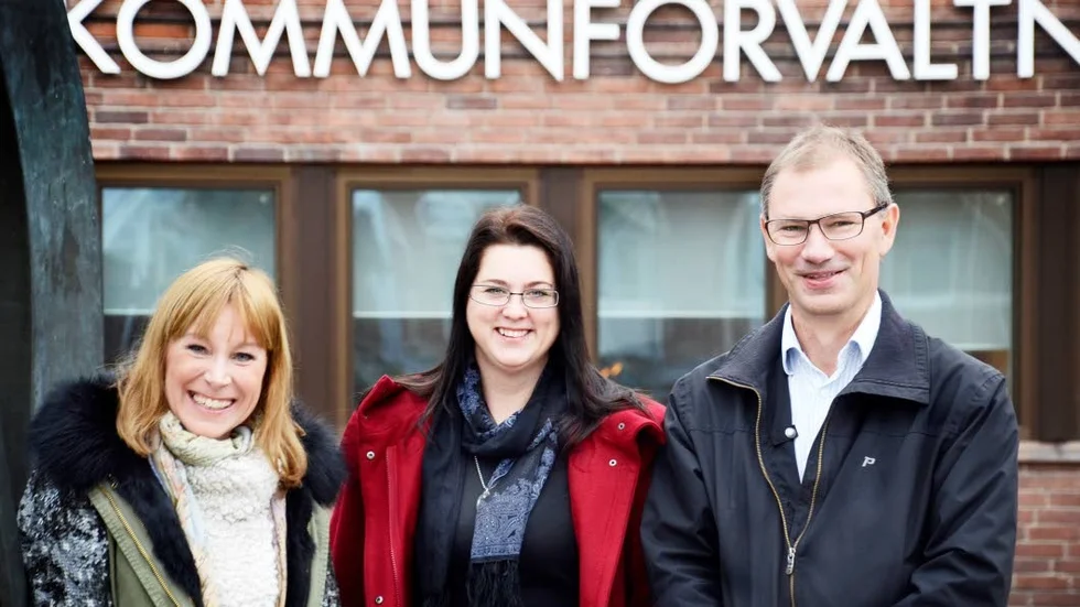 Katarina Burman (V), Ellinor Söderlund (S) och Sven Nordlund (Mp)