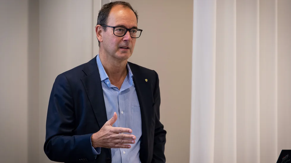 Stefan Hanna, partiledare för Utvecklingspartiet demokraterna.
