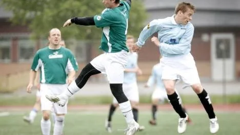 Christoffer Lagerskog slet bra genom hela matchen och gjorde det avgörande målet för Älvsbyn.