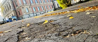 Trasiga gatan verkade "bortglömd" – kan få ny asfalt • "Bumpar i cykelkorgen"