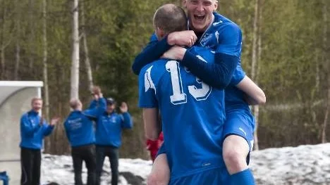 Emil Lindmark gjorde två mål när Arvidsjaur vann mot Piteå 2. (Arkivbild)