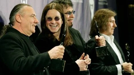 Black Sabbath. Från vänster Bill Ward, Ozzy Osbourne, Tony Iommi och Geezer Butler.