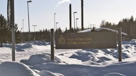 De belgiska militärerna deltog i en vinterkurs som Försvarsmaktens vinterenhet arrangerar på Norrlands Dragoner i Arvidsjaur.