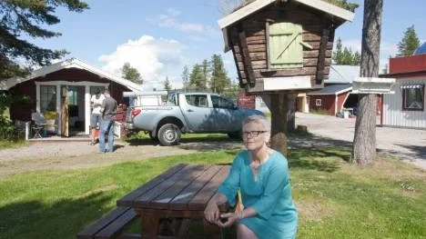 "Vi erbjuder ett logialternativ i enklare form. Här är det rofullt och inte så många gäster på en och samma gång. Våra besökare är ofta fiskare som stannar en dag eller två", säger delägare Brita Hallnor.