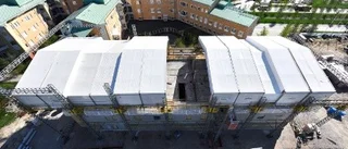 Patienthotellet växer fram