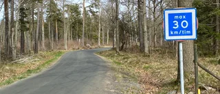 Får inget gehör: Det förblir 70 km/h på grusvägen