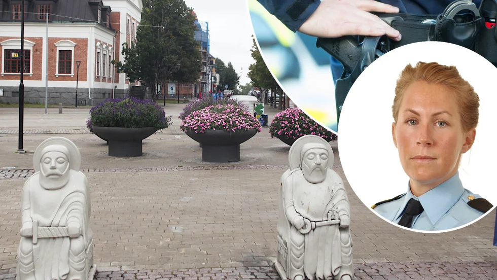 "Det är ganska ovanligt, verkligen inget patruller gör varje dag. Sprejen innehåller peppar som gör ont i ögonen, men man sköljer bort det och får inga bestående men", sa polisens presstalesperson i region öst, Åsa Willsund, efter ingripandet.