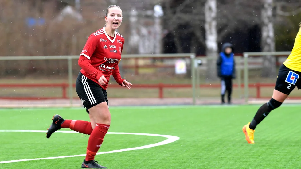 Jennifer Ilhammar gjorde målet för Tjust.