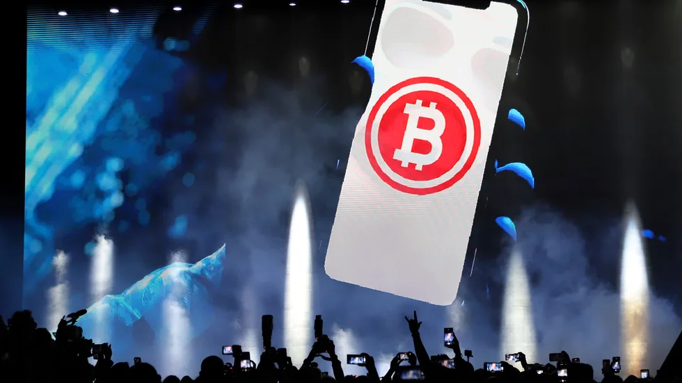 Bitcoin har rasat från toppnoteringarna i november förra året. Arkivbild.