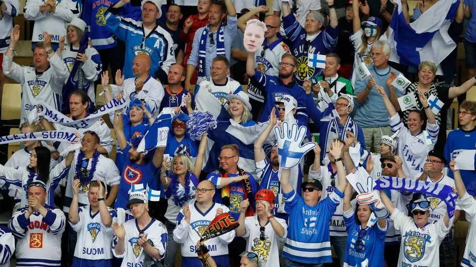 Finland laddar för välfyllda läktare och folkfest i VM. Arkivbild.